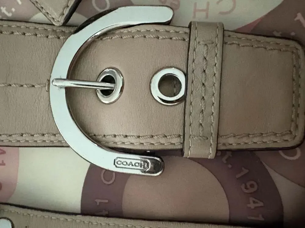 Coach Soho Snaphead Sateen Carryall Tote Bag
